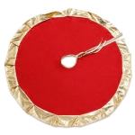 Ποδιά Δέντρου με Χρυσό Περίγυρο ø90cm Xmasfest 1133954 - 1 τμχ
