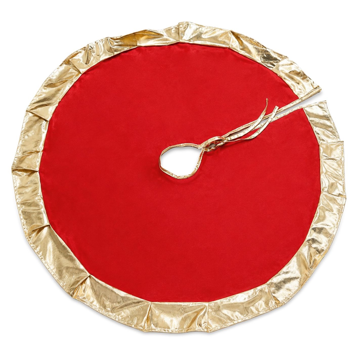 Ποδιά Δέντρου με Χρυσό Περίγυρο ø90cm Xmasfest 1133954 - 1 τμχ - Image 2