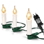 20 Κεριά LED Λευκό Θερμό με Προγράμματα IP44 9m Xmasfest 1134098 - 1 τμχ