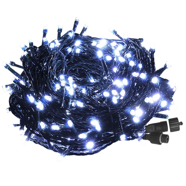 510 Λαμπάκια LED Λευκό Ψυχρό σε Σειρά με Επέκταση & Προγράμματα IP44 25,5m (δεν Περιέχεται ο Μετασχηματιστής) Xmasfest 1134099 - 1 τμχ
