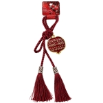 Γούρι Ρόδι με Σχοινί & 2 Φούντες 40cm Xmasfest 1134137 - 1 τμχ