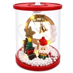 Γυάλα με Φως, Άγιος 12x9,5cm Xmasfest 1134158 - 1 τμχ