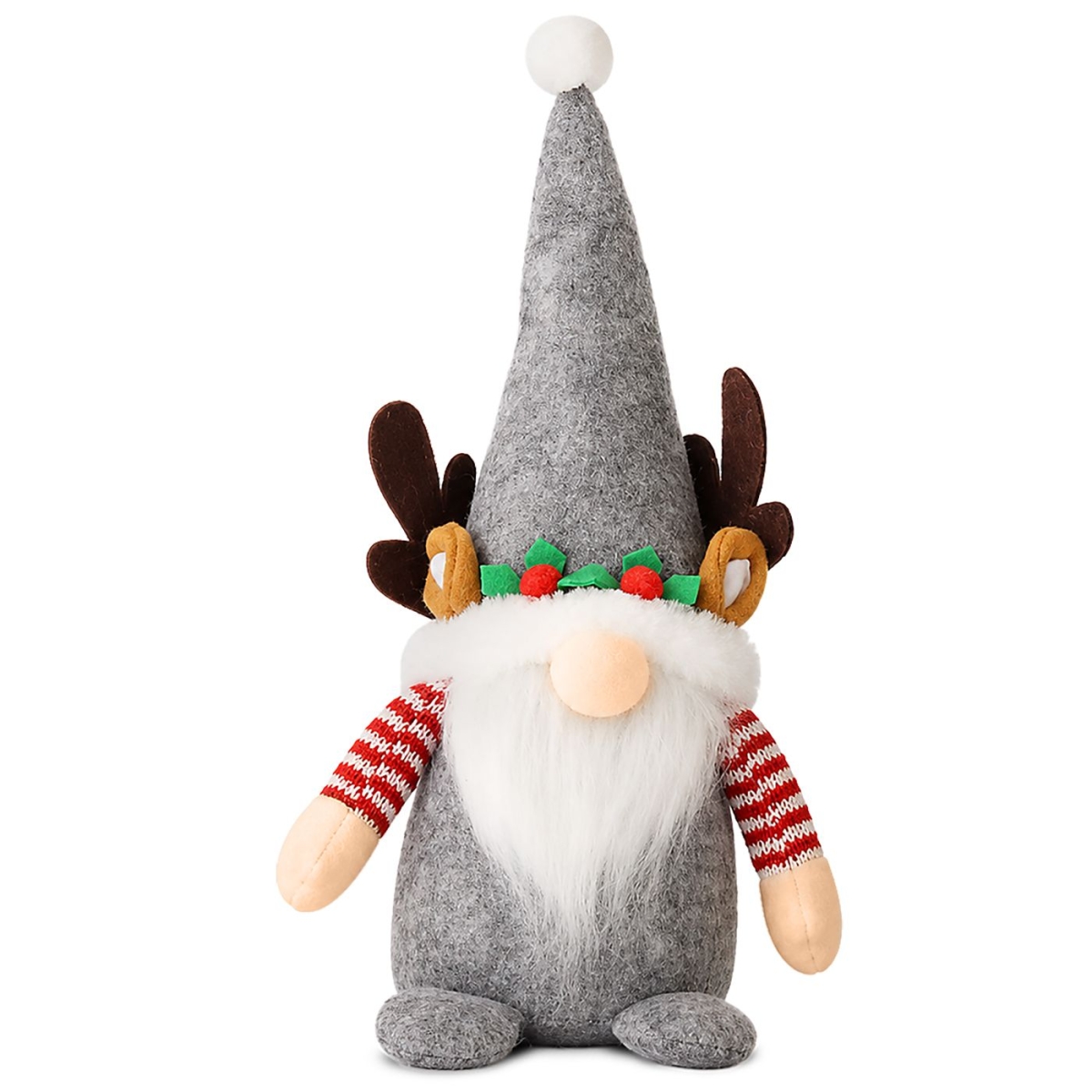 Φιγούρα Διακοσμητική Gnome Ριγέ Μανίκια 31cm Xmasfest 1134197 - 1 τμχ - Image 2