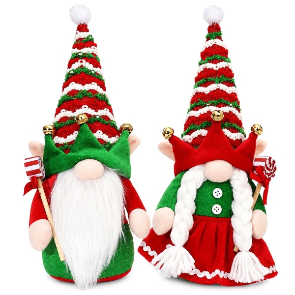 Φιγούρα Διακοσμητική Gnome με Καμπανάκια 30cm Xmasfest 1134198 - 1 τμχ
