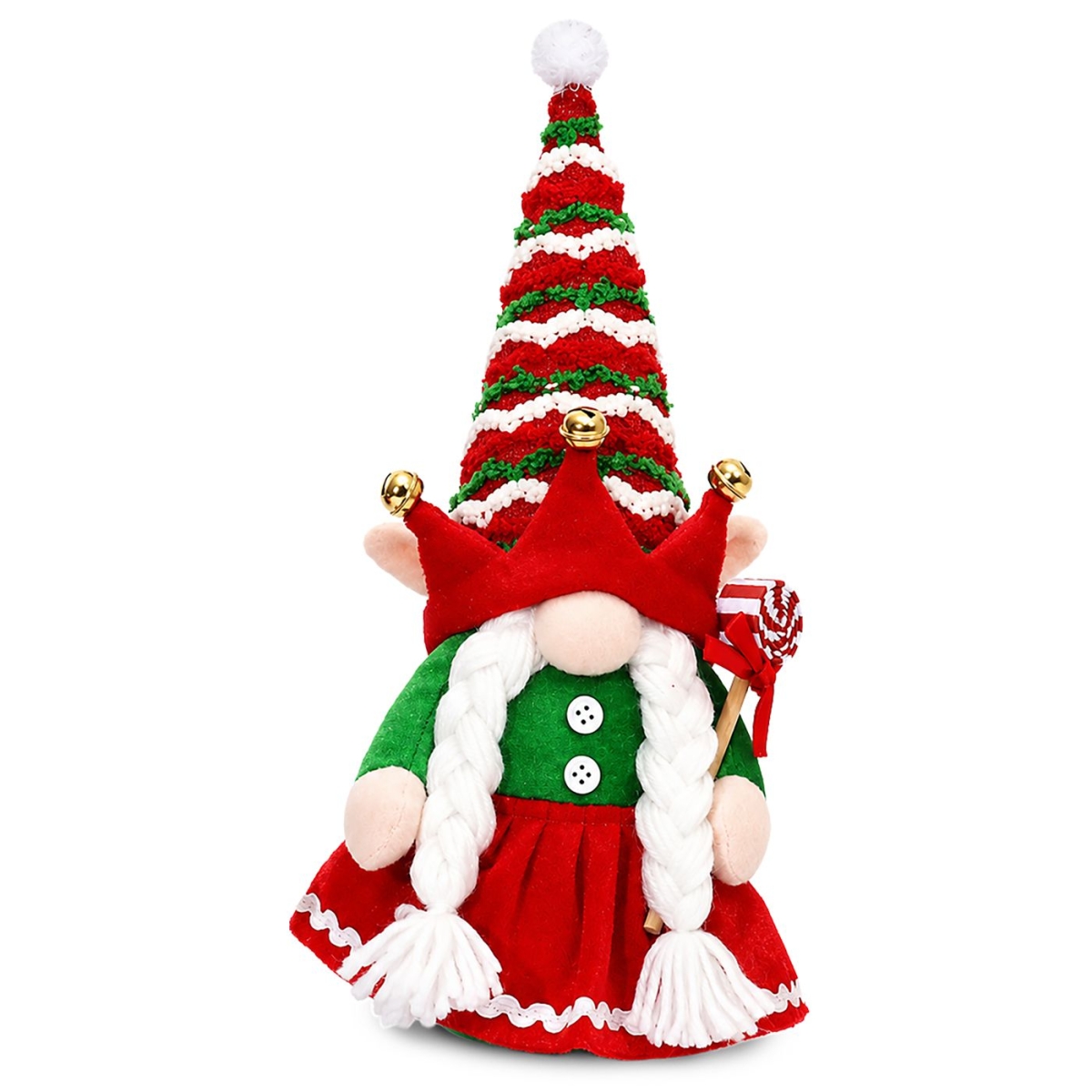 Φιγούρα Διακοσμητική Gnome με Καμπανάκια 30cm Xmasfest 1134198 - 1 τμχ - Image 2