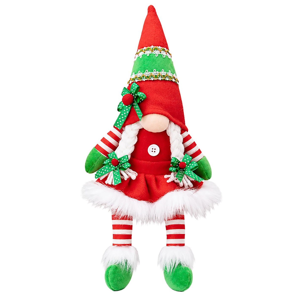 Φιγούρα Διακοσμητική Gnome Μακριά Πόδια 39cm Xmasfest 1134199 - 1 τμχ - Image 2