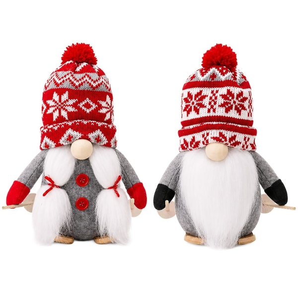 Φιγούρα Διακοσμητική Gnome Κάνει σκι 23cm Xmasfest 1134200 - 1 τμχ