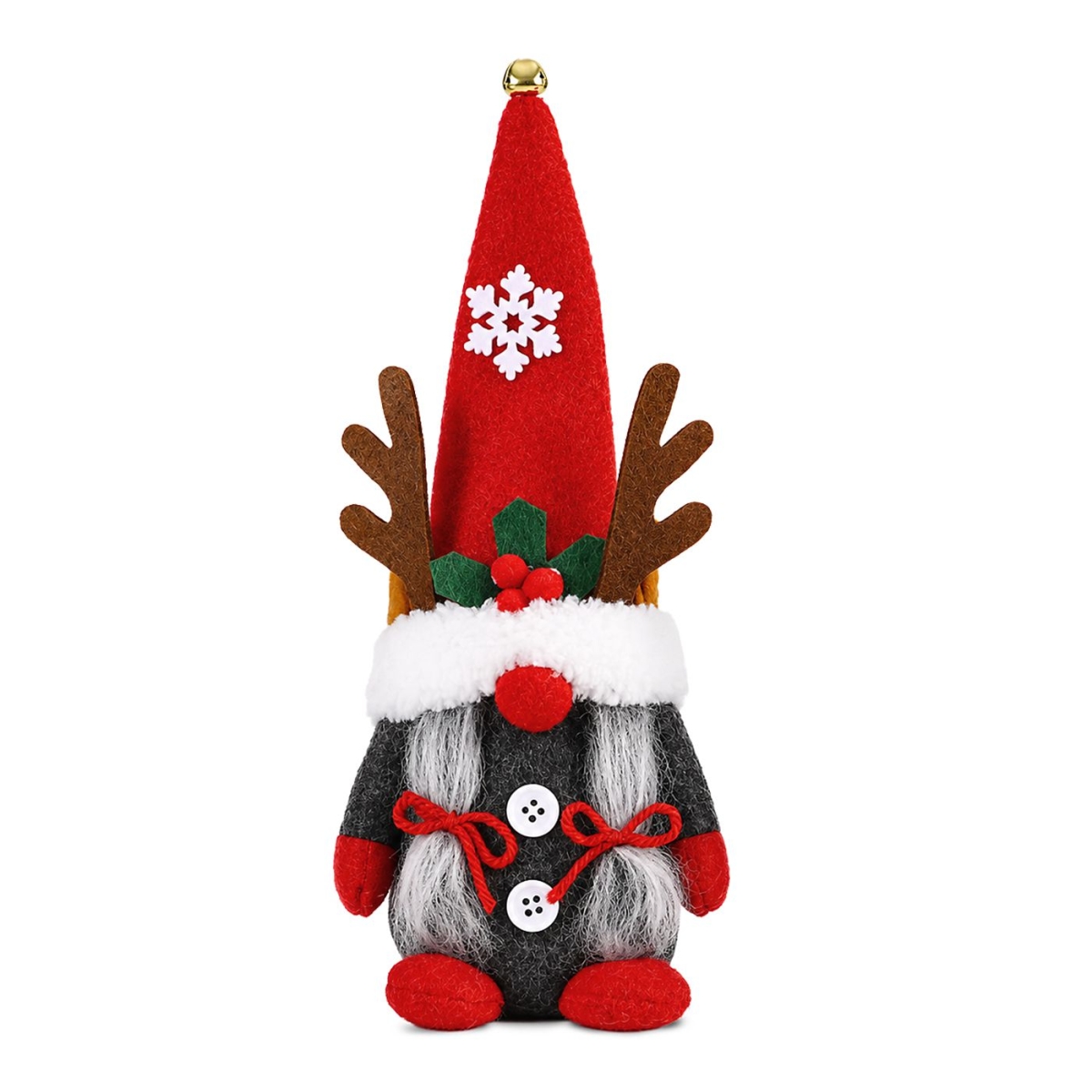 Φιγούρα Διακοσμητική Gnome με Καμπανάκι 29cm Xmasfest 1134201 - 1 τμχ - Image 2