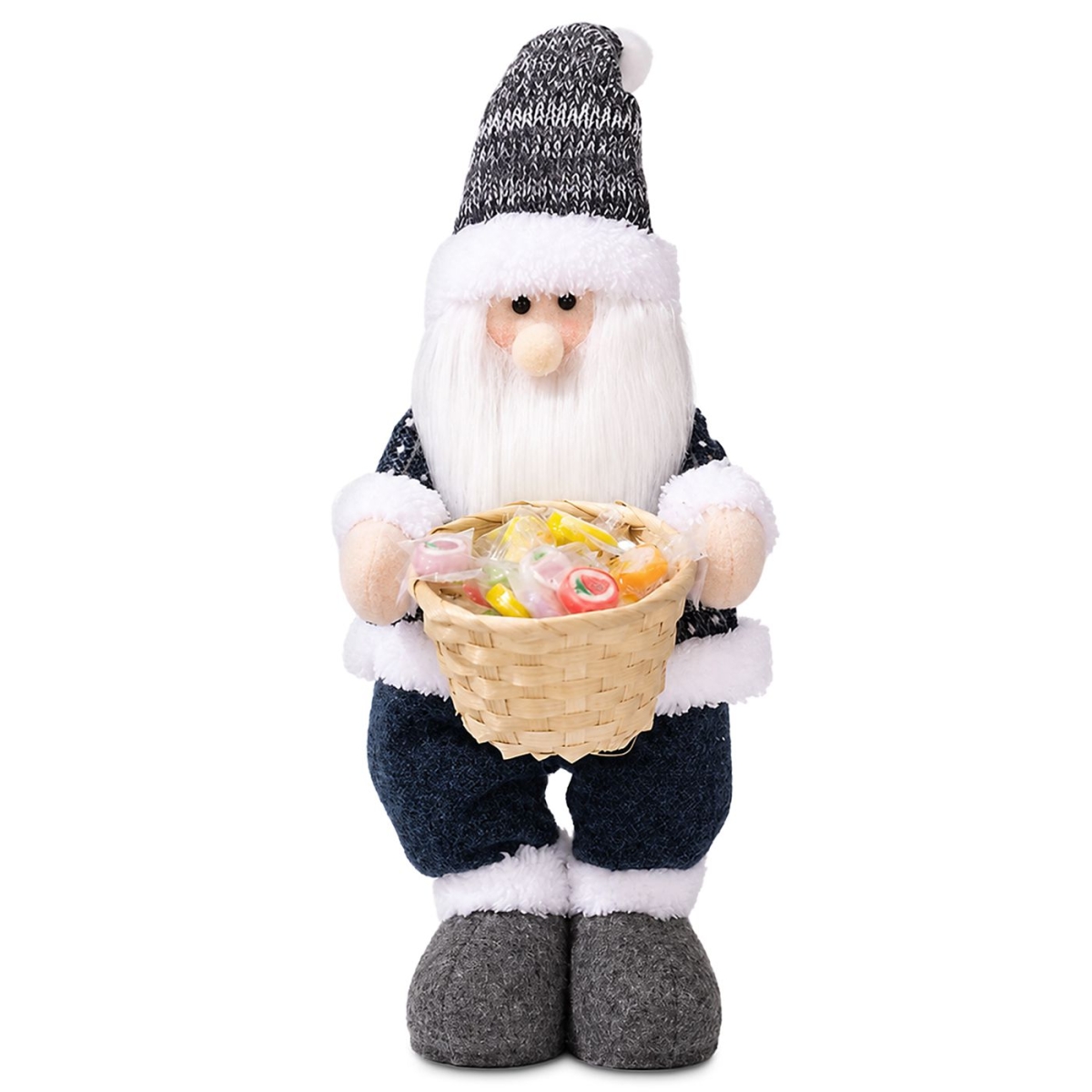 Φιγούρα Xmas Πάνινη με Καλαθάκι 43cm Xmasfest 1134218 - 1 τμχ - Image 2
