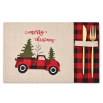 Σουπλά Υφασμάτινο Xmas Λινάτσα 43x32cm Xmasfest 1134230 - 1 τμχ