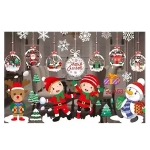 Αυτοκόλλητο Ρολό Βιτρίνας Λευκά Σχέδια 70x50cm Xmasfest 1134232 - 1 τμχ - Image 2
