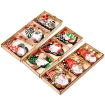Στολίδια Ξύλινα σετ=9τεμ Σύνολο=24x9cm Τεμ=8cm Xmasfest 1134239 - 1 τμχ