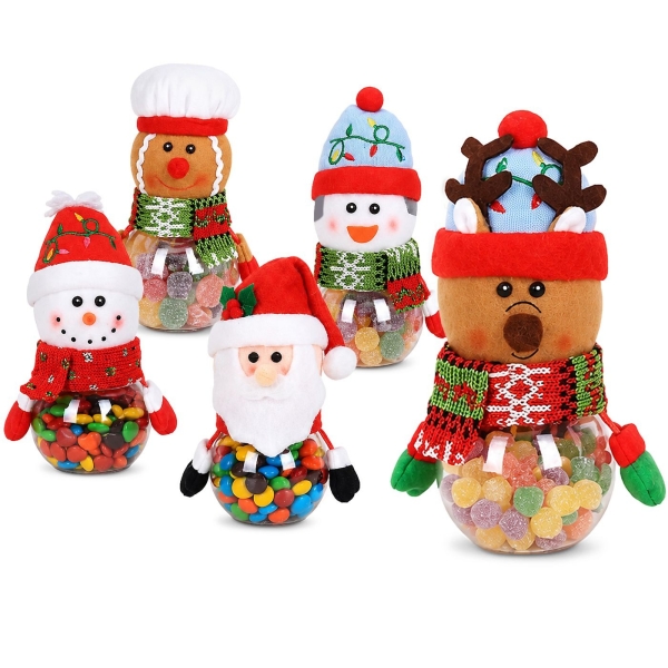 Βάζο με Φιγούρα Xmas 16 x ø8cm Xmasfest 1134245 - 1 τμχ
