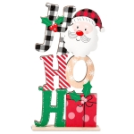 Επιτραπέζιο Διακοσμητικό Ξύλινο HoHoHo 17x9cm Xmasfest 1134247 - 1 τμχ