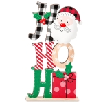 Επιτραπέζιο Διακοσμητικό Ξύλινο HoHoHo 17x9cm Xmasfest 1134247 - 1 τμχ - Image 2