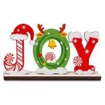 Επιτραπέζιο Διακοσμητικό Ξύλινο joy 19x10cm Xmasfest 1134250 - 1 τμχ - Image 2