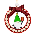 Στεφανάκι Ξύλινο Κρεμαστό ø12cm Xmasfest 1134253 - 1 τμχ - Image 2