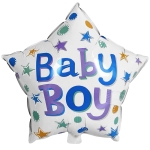 Μπαλόνι Foil Μεταλλιζέ Baby boy 46cm Homie 116982 - 1 τμχ