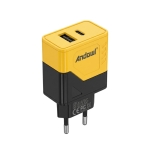 Andowl Φορτιστής Τοίχου 35W PD & QC με USB και Type-C Q-CD933