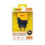 Andowl Φορτιστής Τοίχου 35W PD & QC με USB και Type-C Q-CD933