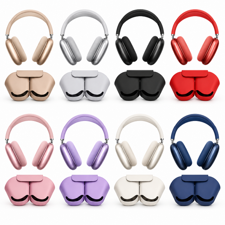 Ασύρματα Bluetooth Ακουστικά Κεφαλής με Noise Cancelling, Ρυθμιζόμενη Στέκα & Θήκη Προστασίας P6