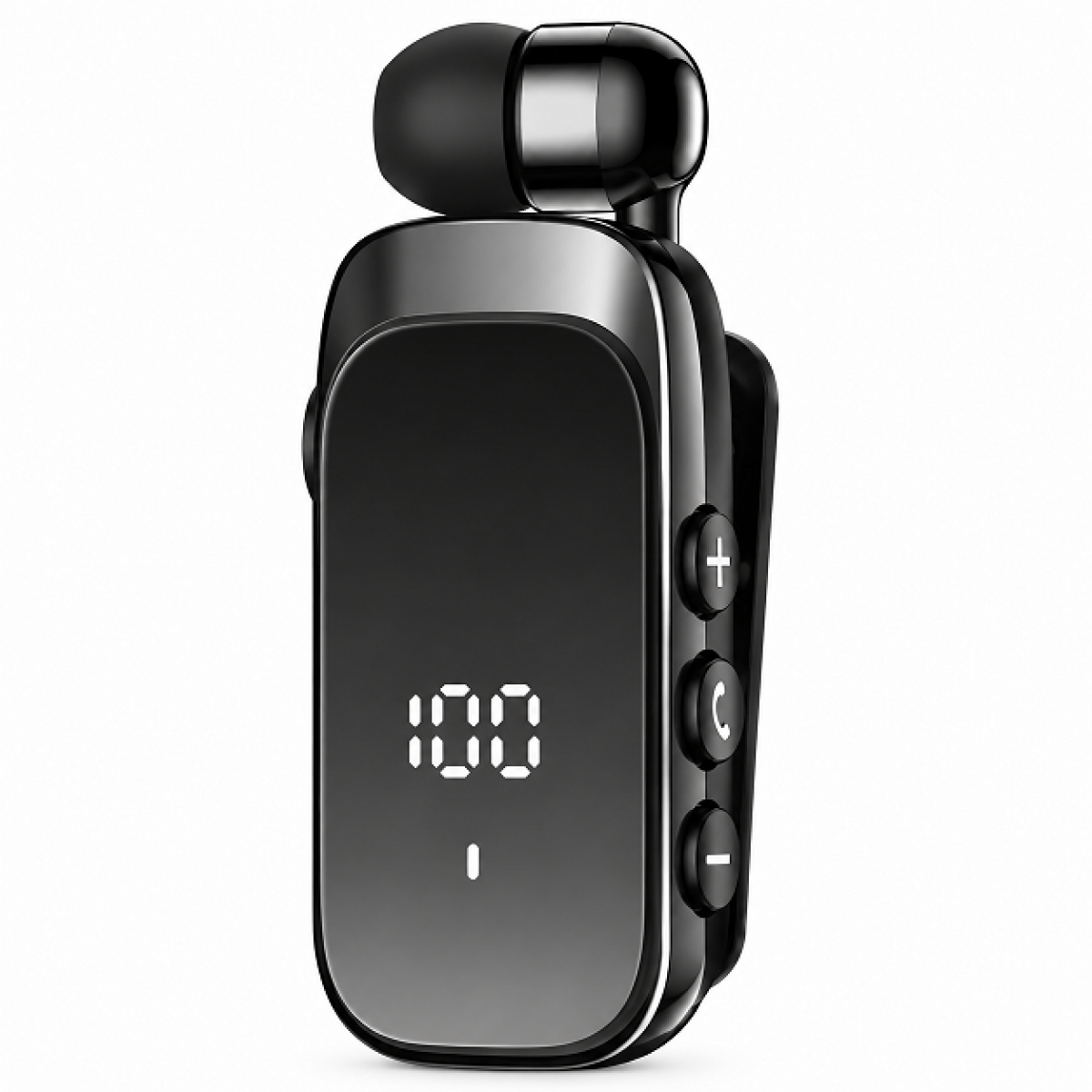 Ασύρματο Bluetooth Ακουστικό Πέτου Clip-On με Dual Mic & Μείωση Θορύβου K20