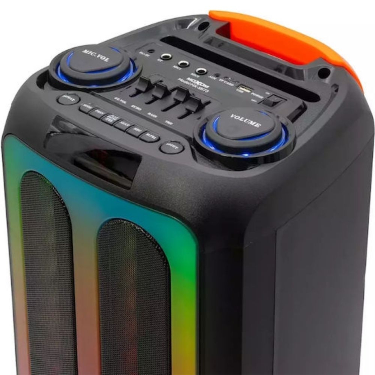 Ασύρματο Bluetooth Ηχείο RGB 40W με Μικρόφωνο & Τηλεχειρισμό Moxom MX-SK73