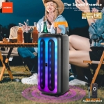Ασύρματο Bluetooth Ηχείο RGB 40W με Μικρόφωνο & Τηλεχειρισμό Moxom MX-SK73