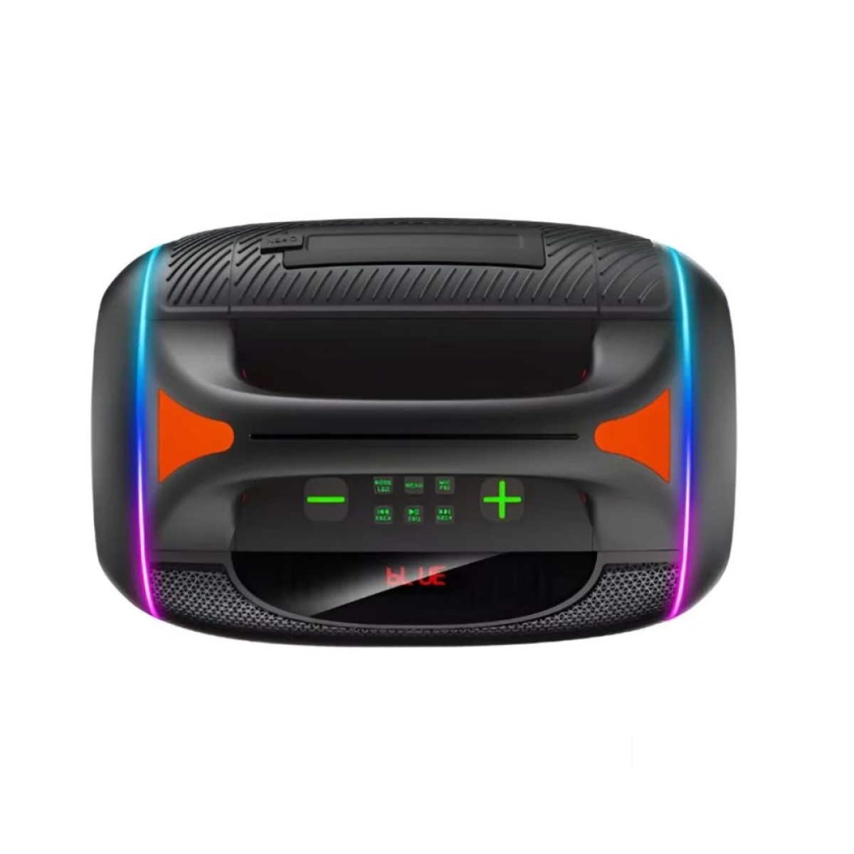 Ασύρματο διπλό ηχείο Bluetooth καραόκε 50W 2×4″, με ασύρματο μικρόφωνο, τηλεχειριστήριο και πολύχρωμο φωτισμό WGY-4402