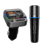 Car Karaoke Μικρόφωνο 2 σε 1 με Bluetooth, FM Radio, MP3 & Φορτιστή Αναπτήρα Αυτοκινήτου – C85