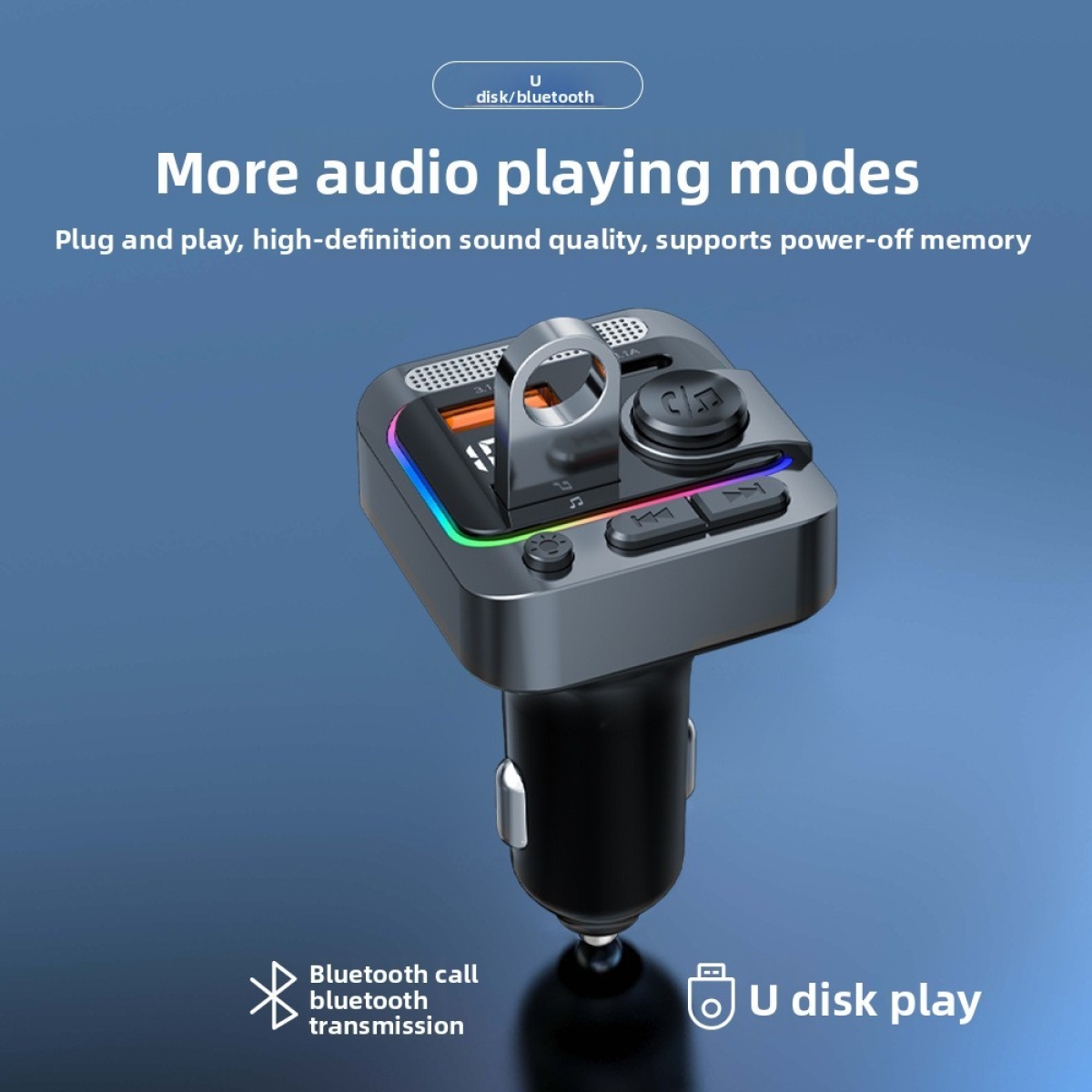 Car Karaoke Μικρόφωνο 2 σε 1 με Bluetooth, FM Radio, MP3 & Φορτιστή Αναπτήρα Αυτοκινήτου – C85 - Image 4