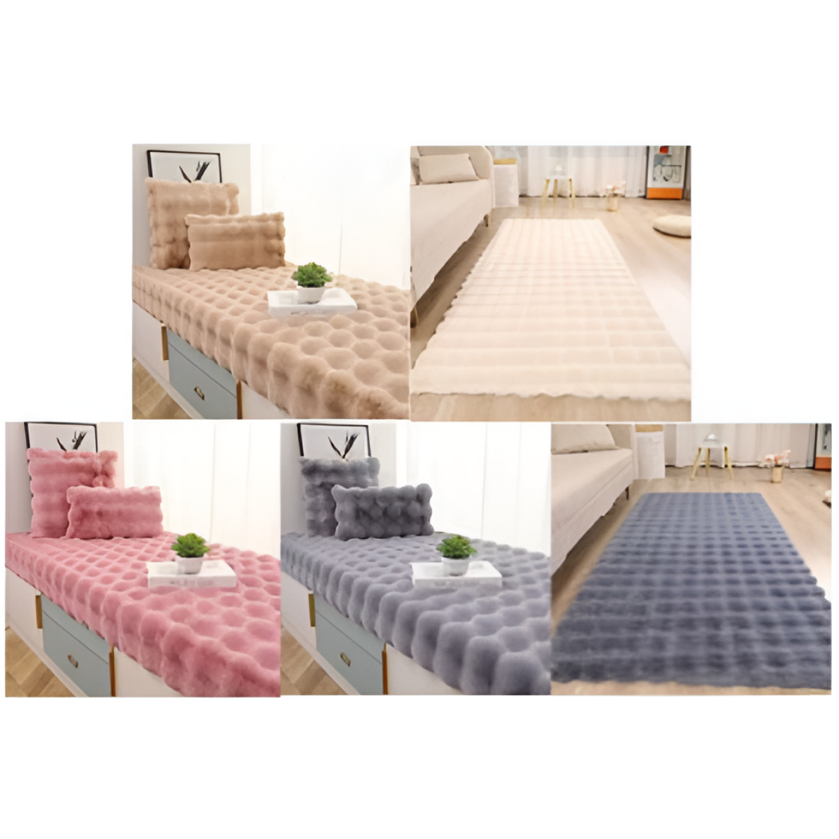 Χαλί Εσωτερικού Χώρου Απαλό Ανάγλυφο 60x90cm 87076 - Image 2