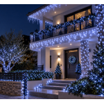 Χριστουγεννιάτικα 510 Λαμπάκια LED Λευκό Ψυχρό 28,5m με Controller 8 Προγραμμάτων & IP44 Xmasfest 1133494 - Image 2