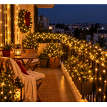 Χριστουγεννιάτικα 510 Λαμπάκια LED Λευκό Θερμό 28,5m με Controller 8 Προγραμμάτων & IP44 Xmasfest 1133493 - Image 2