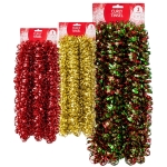 Χριστουγεννιάτικη Κατσαρή Γιρλάντα Tinsel 3m Bunny's 932347