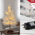 Χριστουγεννιάτικο Δέντρο Pampas 90cm Φωτιζόμενο με 82 LED Θερμό Λευκό HX25N06218