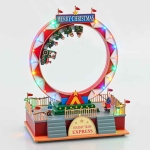 Χριστουγεννιάτικο Διακοσμητικό Roller Coaster North Pole Express με Φωτισμό, Μουσική & Κίνηση - R12 - Image 4