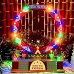 Χριστουγεννιάτικο Διακοσμητικό Roller Coaster North Pole Express με Φωτισμό, Μουσική & Κίνηση - R12 - Image 6