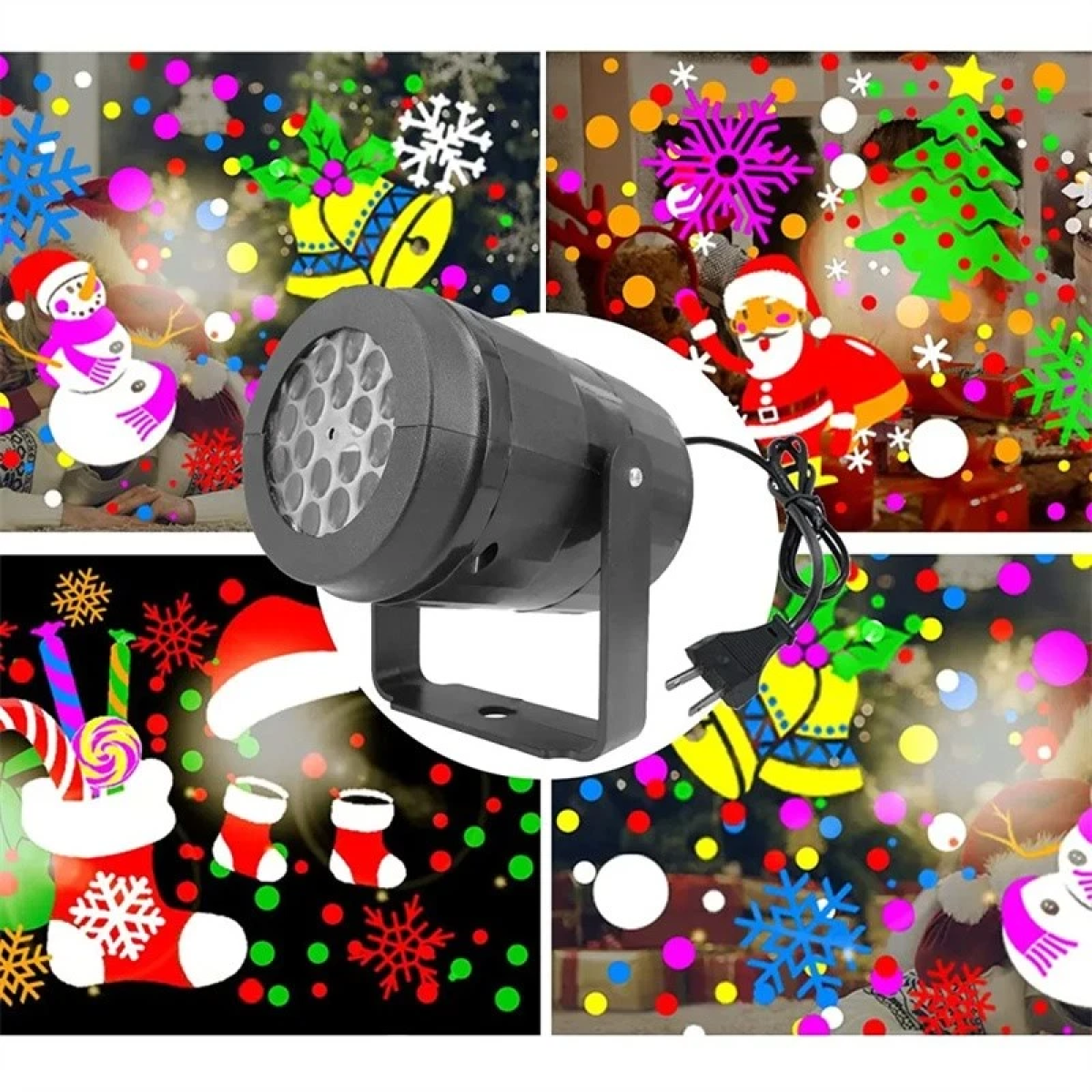 Χριστουγεννιάτικος LED Projector 4W με 16 Σχέδια Προβολής - Image 2