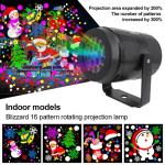 Χριστουγεννιάτικος LED Projector 4W με 16 Σχέδια Προβολής - Image 5