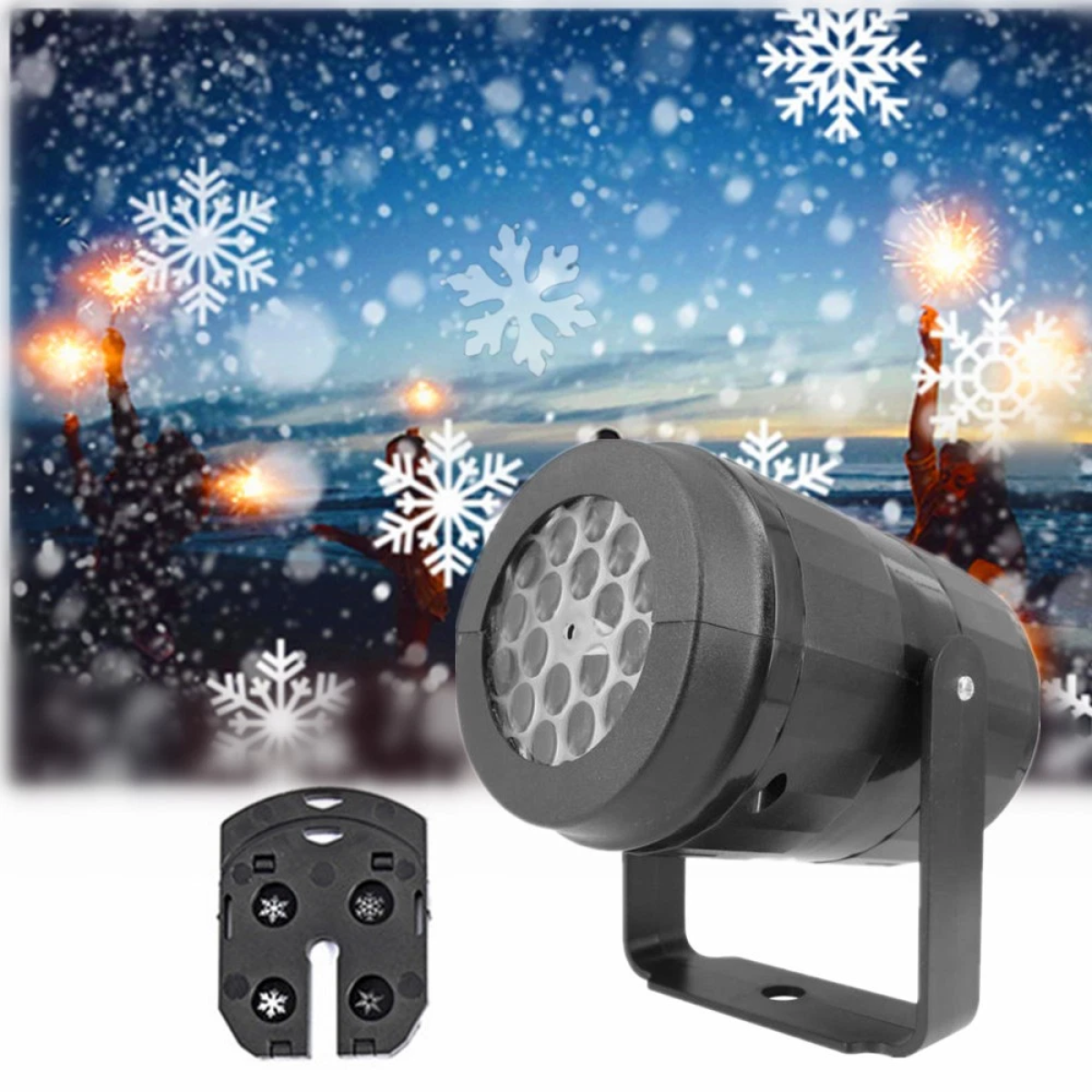 Χριστουγεννιάτικος LED Projector 4W με 16 Σχέδια Προβολής - Image 3