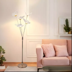 Διακοσμητικό Φωτιστικό Δαπέδου LED 140cm για Γάμο & Εκδηλώσεις - Πεταλούδες - Image 3