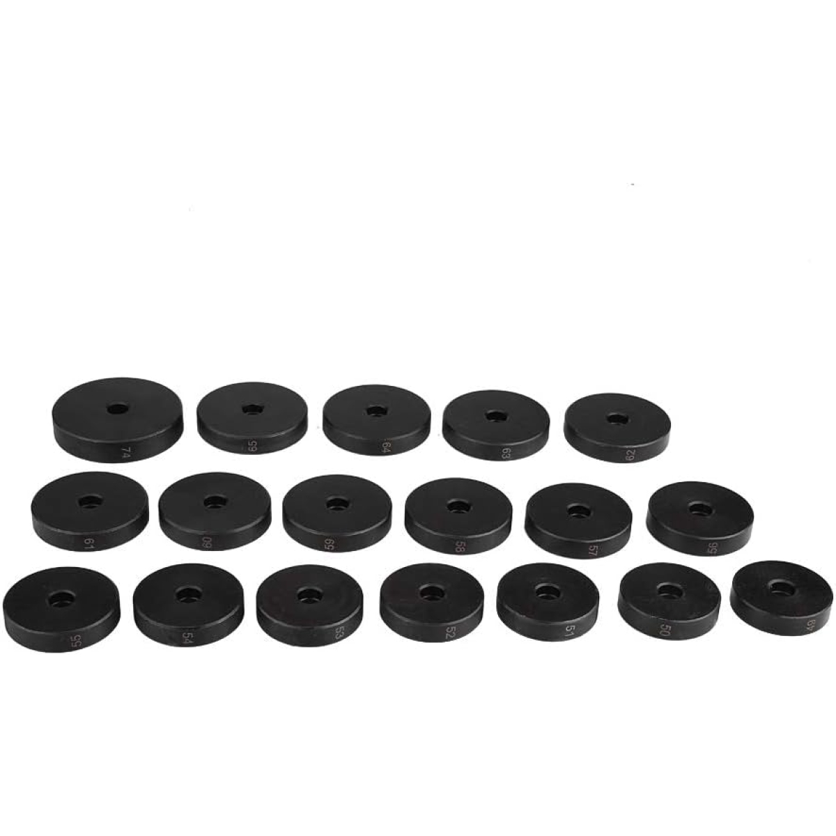Δίσκοι Τοποθέτησης Ρουλεμάν 18-65mm & 74mm με Λαβή Σετ 52 Τεμαχίων - Image 7