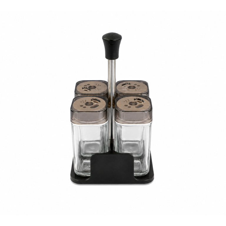 Δοχεία Μπαχαρικών 4 Θέσεων με Περιστρεφόμενη Βάση 29864
