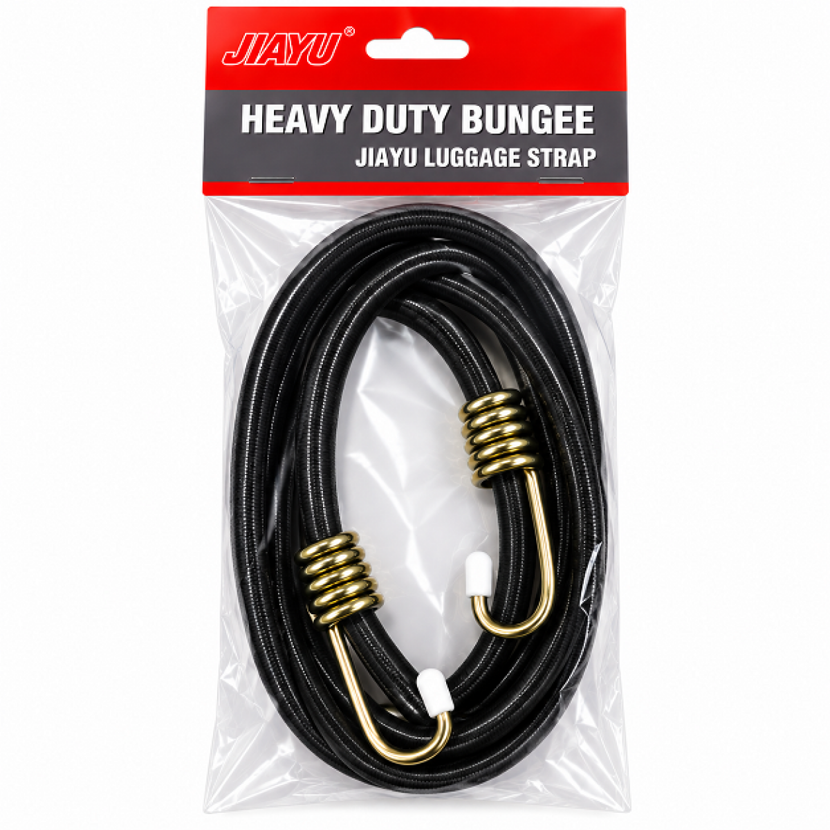 Ελαστικός Ιμάντας Πρόσδεσης Heavy Duty με Μεταλλικούς Γάντζους για Φορτία & Αποσκευές – Jiayu