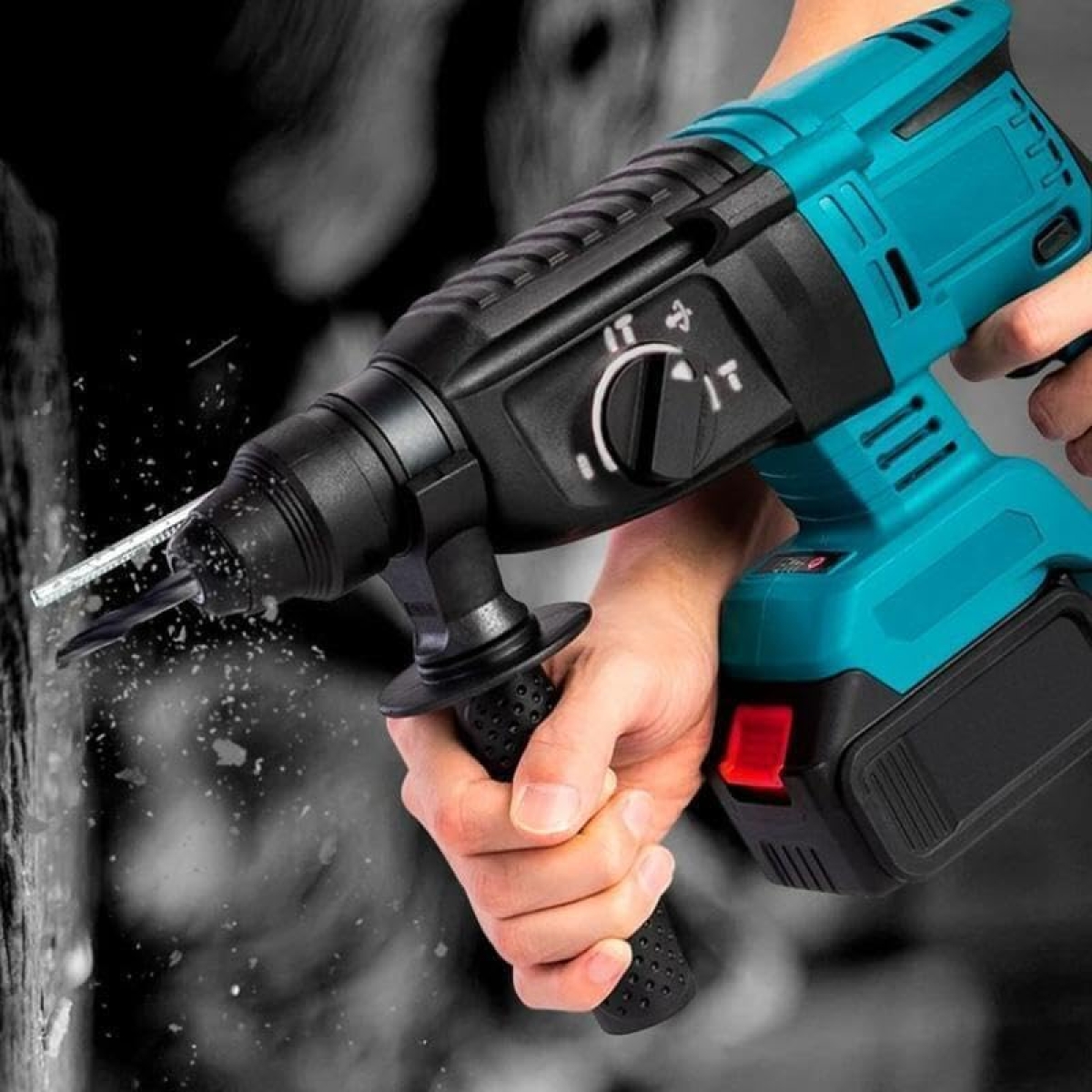 Επαναφορτιζόμενο Κρουστικό Δράπανο Brushless με 4 Λειτουργίες & 2 Μπαταρίες 48VF - Image 2