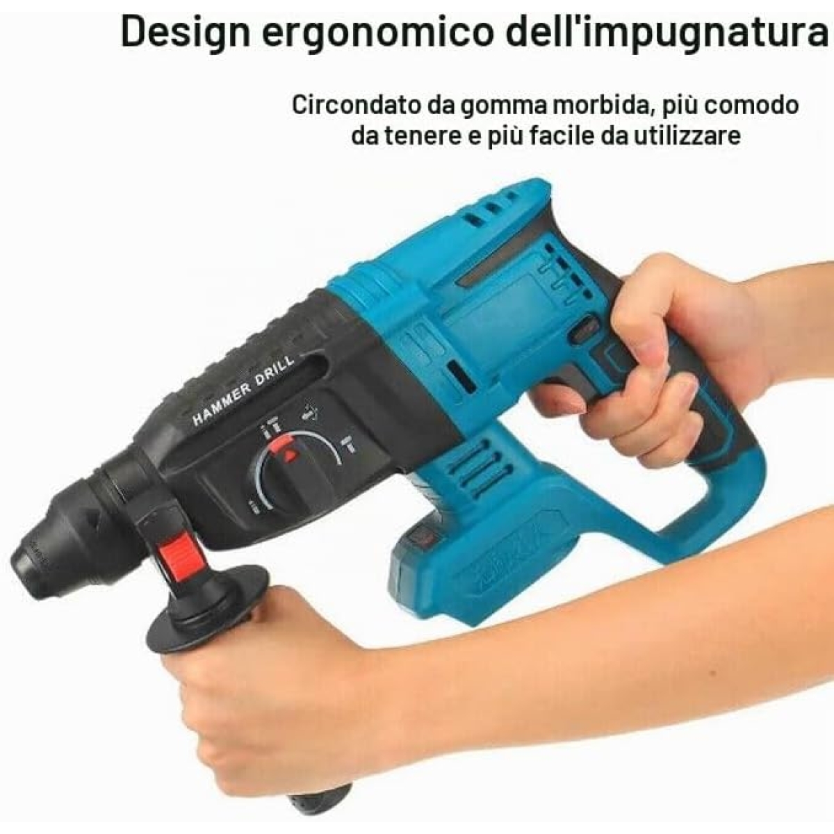Επαναφορτιζόμενο Κρουστικό Δράπανο Brushless με 4 Λειτουργίες & 2 Μπαταρίες 48VF - Image 8