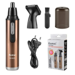 Επαναφορτιζόμενο Trimmer 2 σε 1 για Μύτη, Αυτιά & Φαβορίτες Kemei KM-6629 - Image 2
