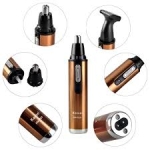 Επαναφορτιζόμενο Trimmer 2 σε 1 για Μύτη, Αυτιά & Φαβορίτες Kemei KM-6629 - Image 5