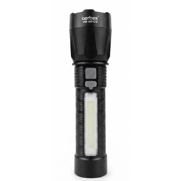 Επαναφορτιζόμενος Φακός LED 10W 1200mAh Type-C Aerbes AB-SD123